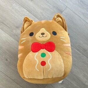 Squishmallows Gingerbread Cat Plush